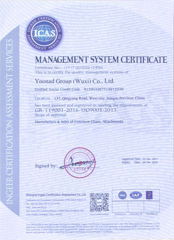 Management System Certificate
